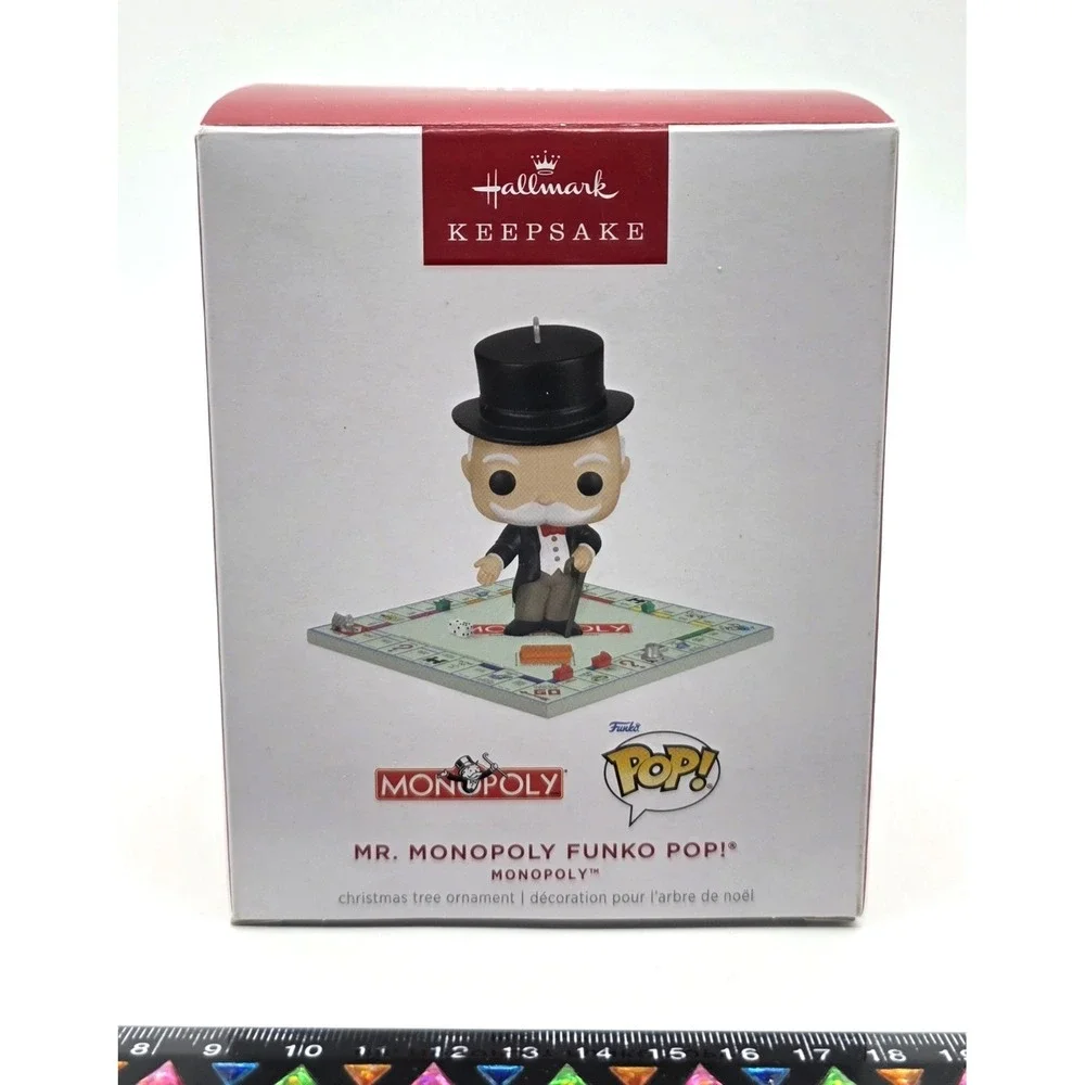 2024‎ Hallmark  Mr Monopoly Funko Pop Retro Board Game Christmas Keepsake New